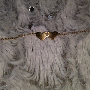 14KT Heart Anklet